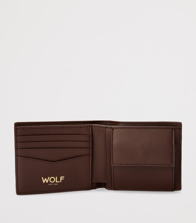 WOLF Signature billfold wallet (British brand)