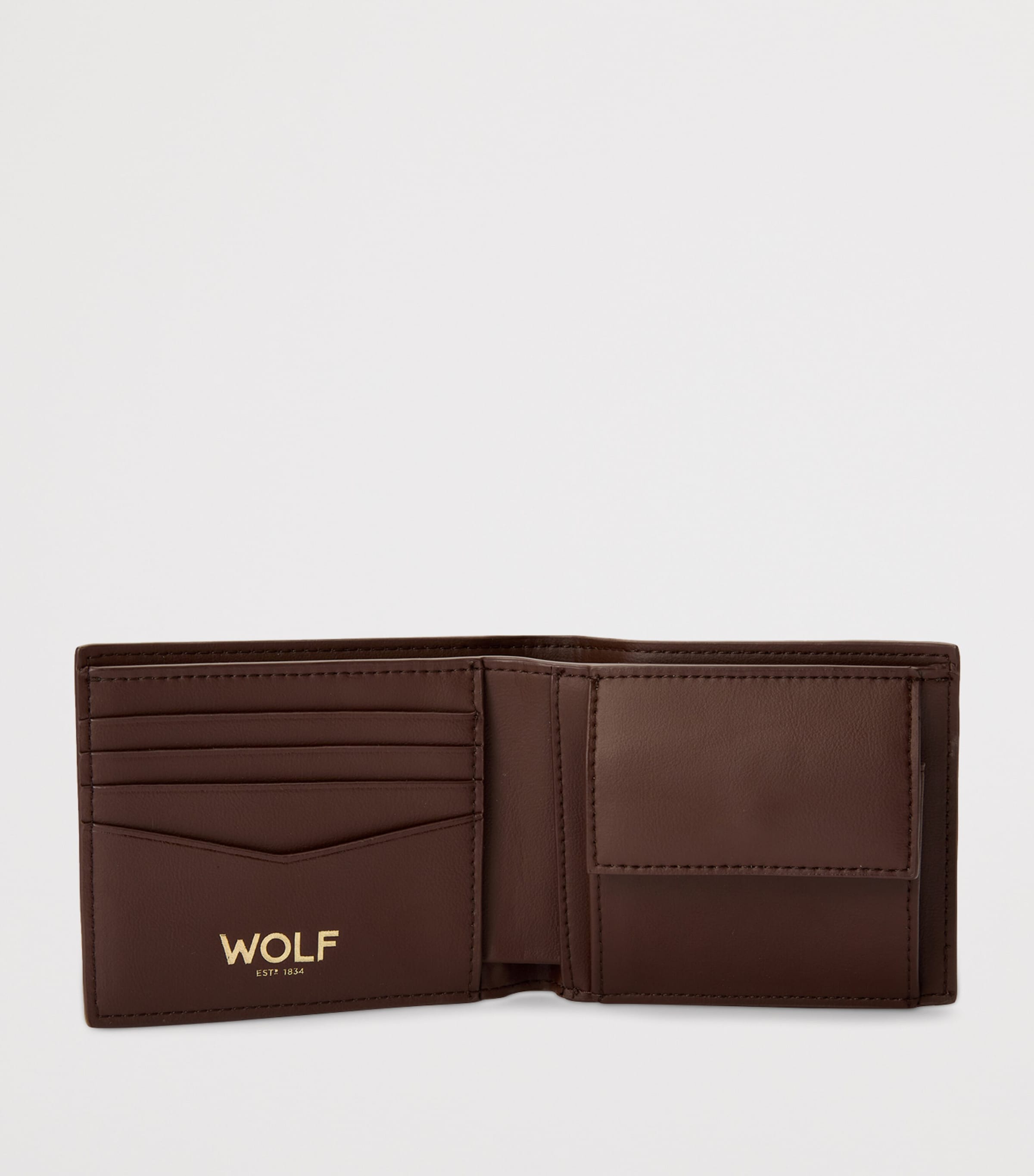 WOLF Signature billfold wallet (British brand)