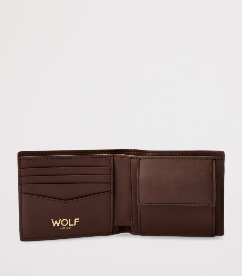 WOLF Signature billfold wallet (British brand)