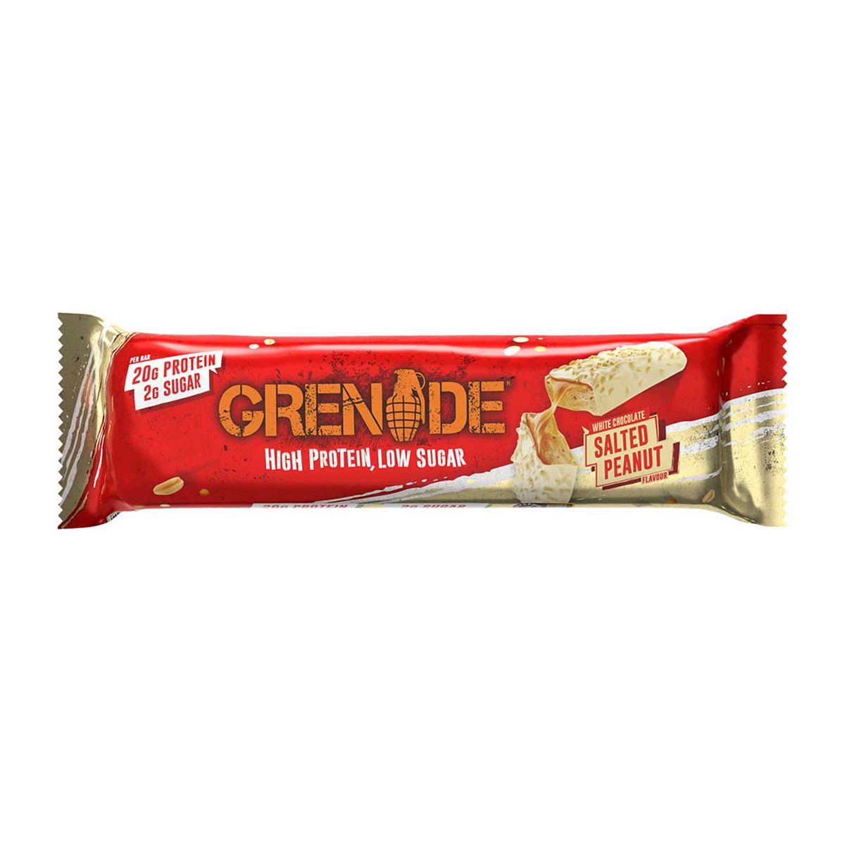 Grenade Carb Killa High Protein Bar White Chocolate Salted Peanut - 60g GOODS Boots   