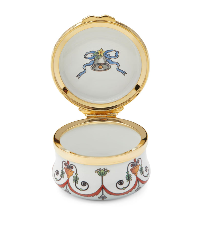 Halcyon Days enamel wedding bells box, UK version