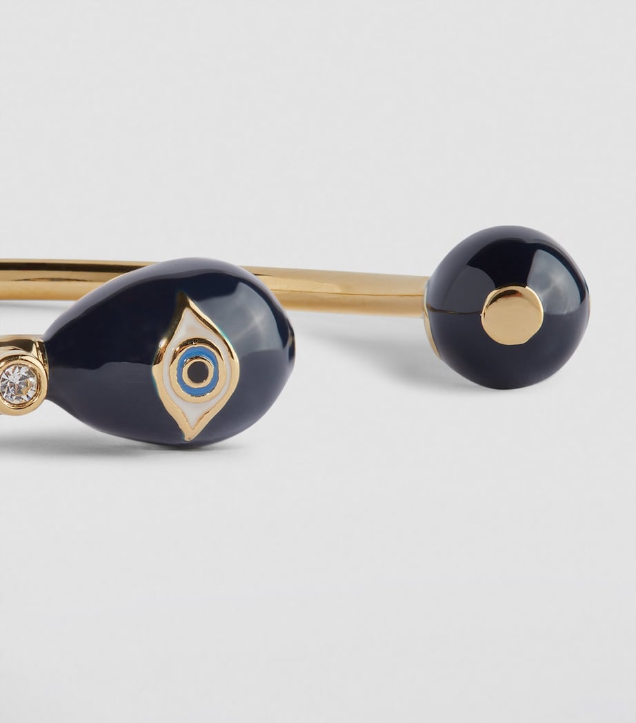 Halcyon Days evil eye torque bangle, UK version
