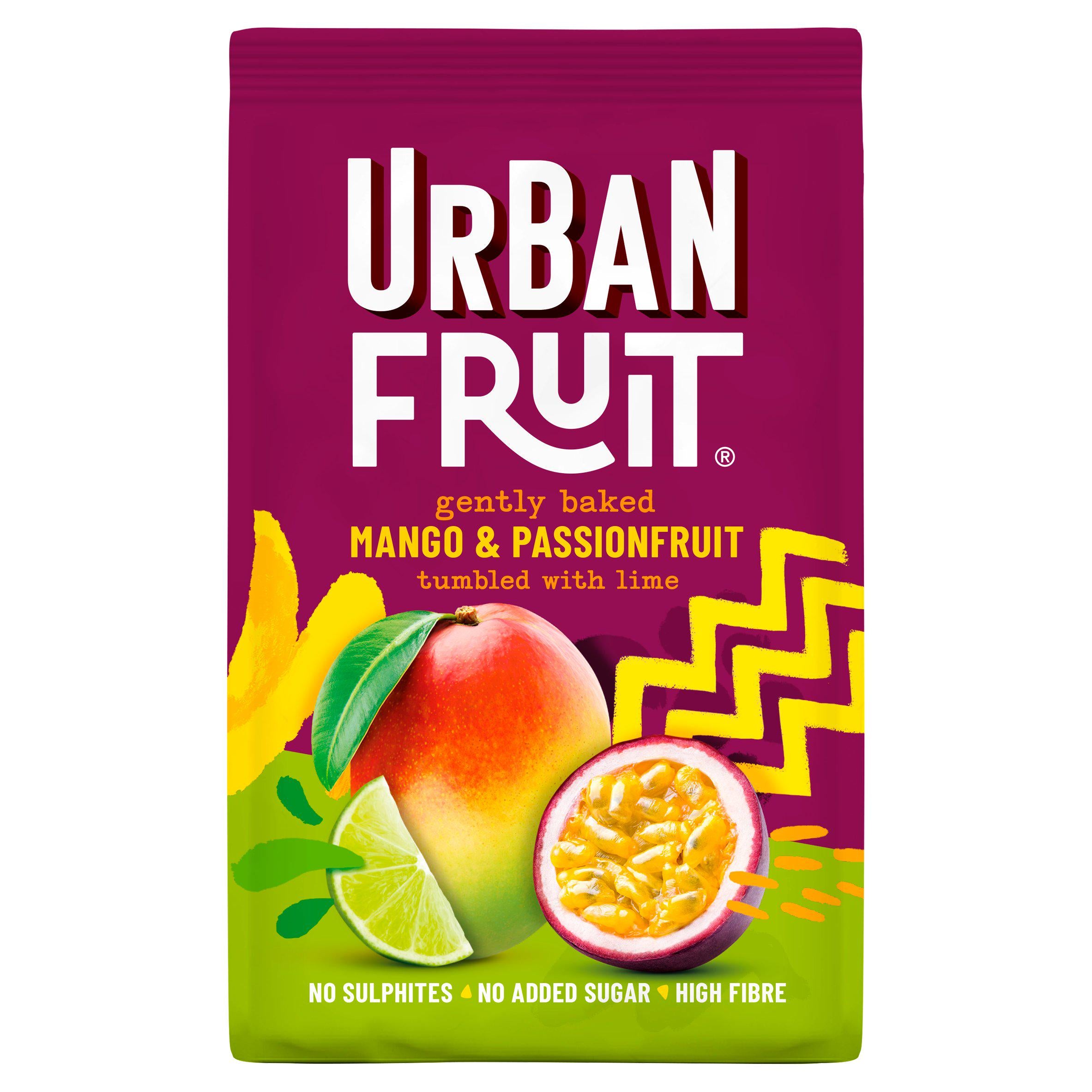 Urban Fruit Gently Baked Mango & Passionfruit 85g GOODS Sainsburys   