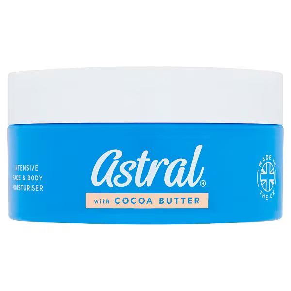 Astral Intensive Moisturiser with Cocoa Butter 200ml - British product
