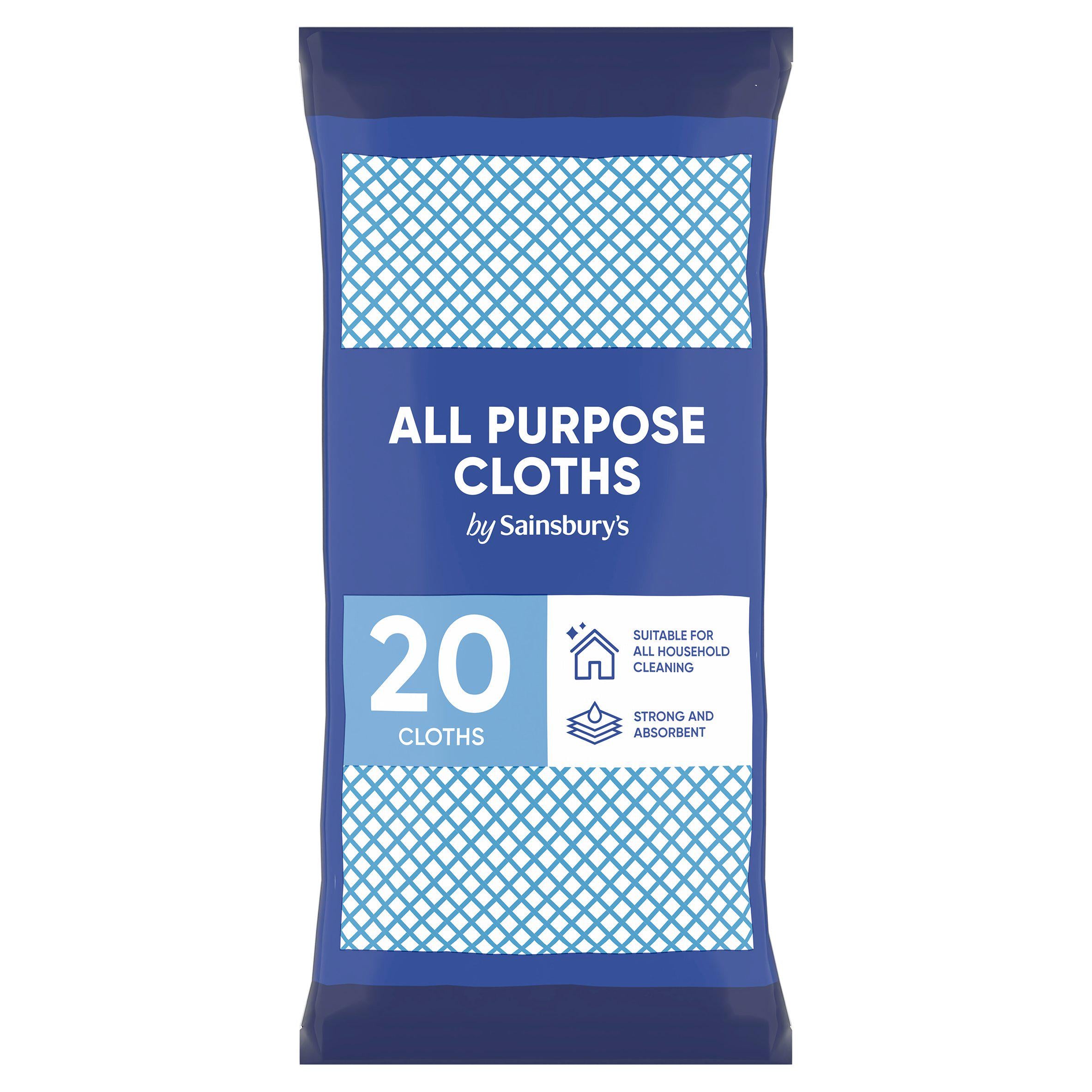 Sainsbury's All Purpose Cloths x20 GOODS Sainsburys   