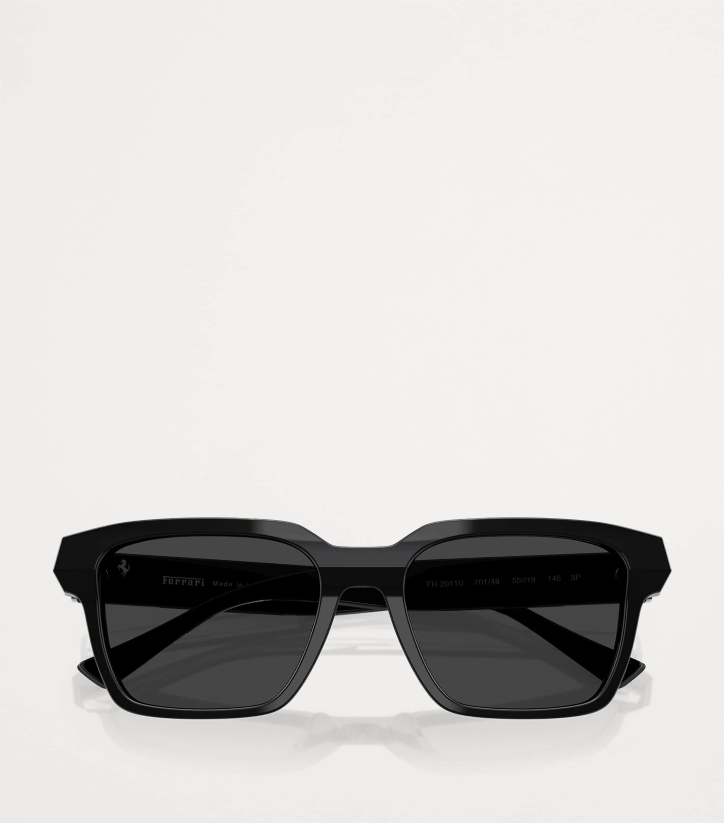 Ferrari acetate square polarised sunglasses - British product
