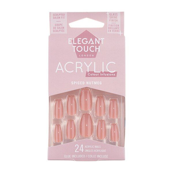 Elegant Touch Colour Acrylic Spiced Nutmeg GOODS Superdrug   