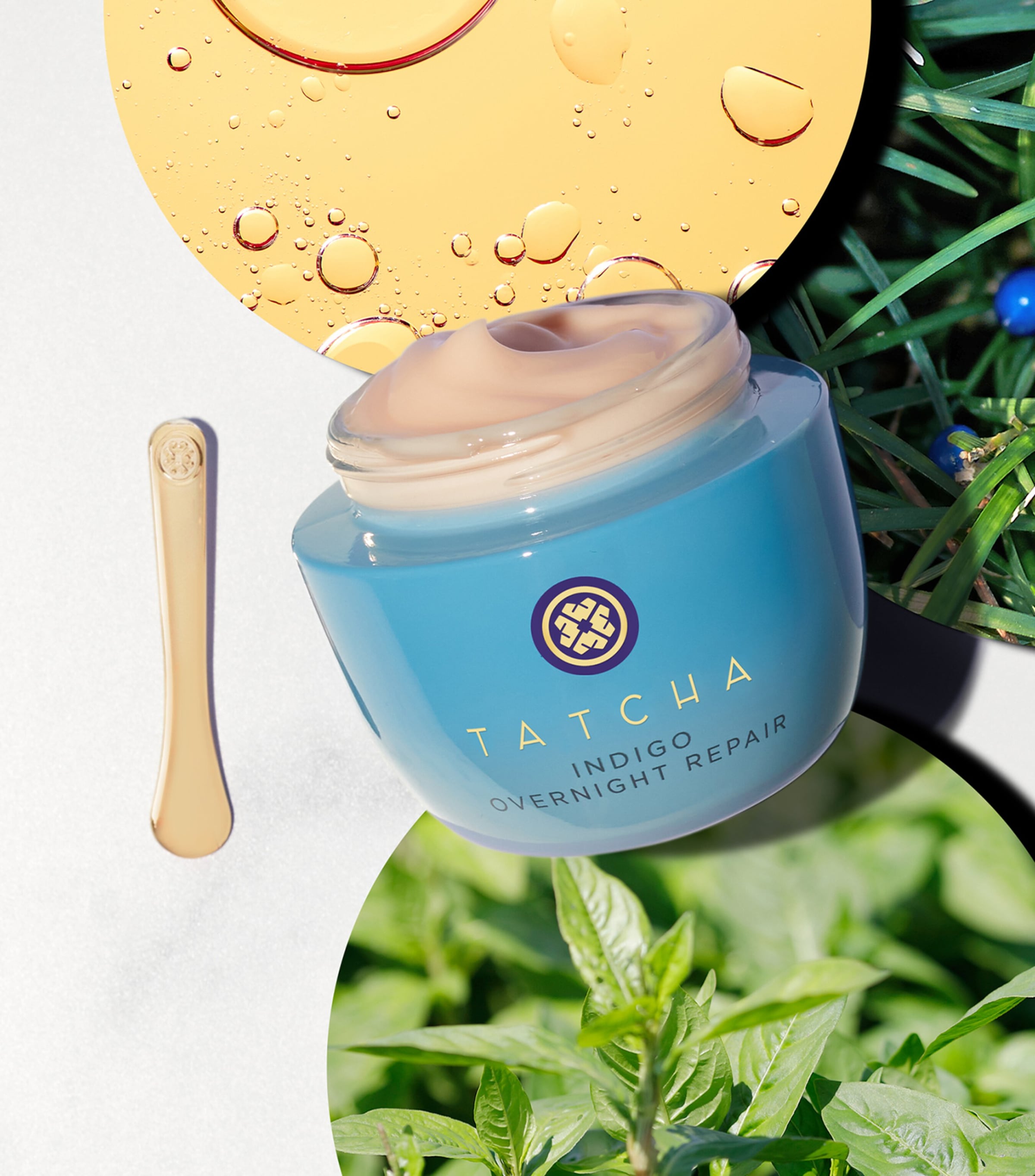 Tatcha The Indigo Overnight Repair night cream 50ml, imported from the UK
