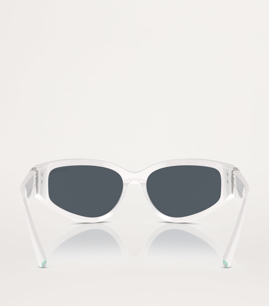 Tiffany & Co. oval acetate sunglasses (British brand)