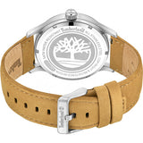 Timberland beige men's Trumbull watch leather strap stainless steel UK version