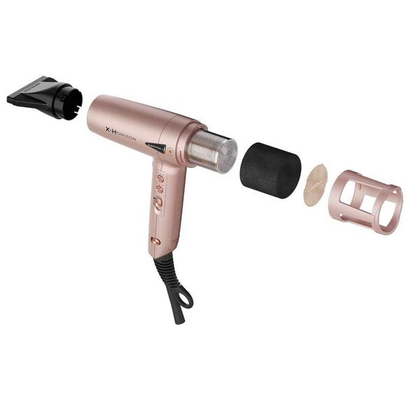 Gamma+ X-Horizon hairdryer Rose Gold - imported from the UK