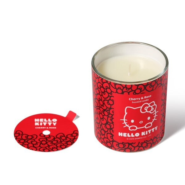 Hello Kitty scented candle Cherry & Rose 206g, UK version