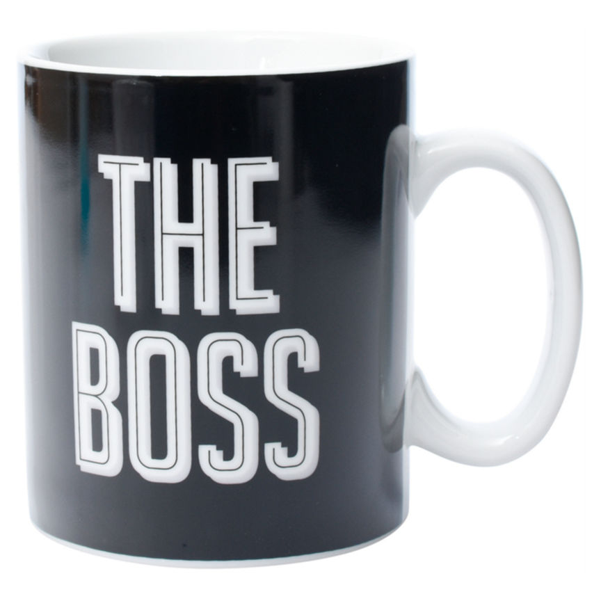 George Home The Boss Large Single Mug GOODS ASDA   