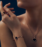 Chopard Happy Hearts rose gold bangle with diamond, imported from the UK