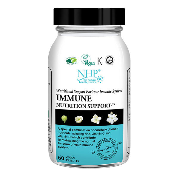 NHP Immune Support supplement 60 capsules, imported from the UK