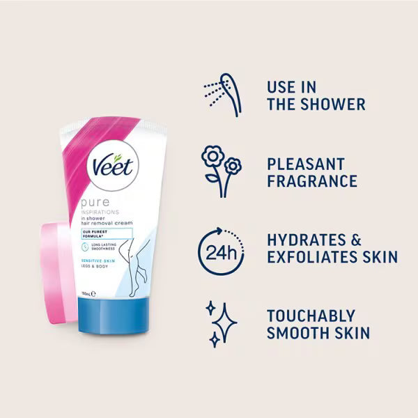 Veet hair removal cream 150ml - British product