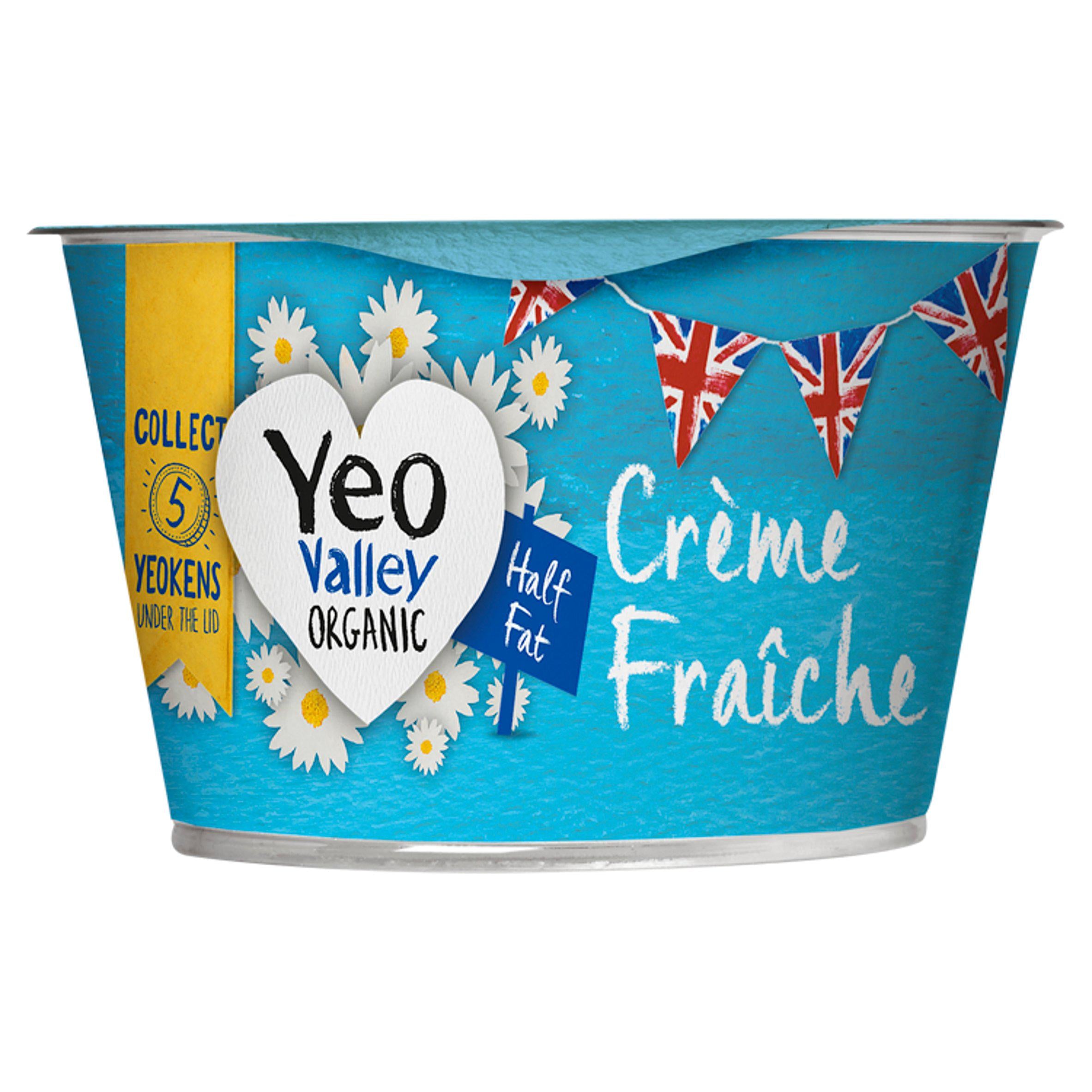 Yeo Valley Organic Half Fat Creme Fraiche 200g GOODS Sainsburys   