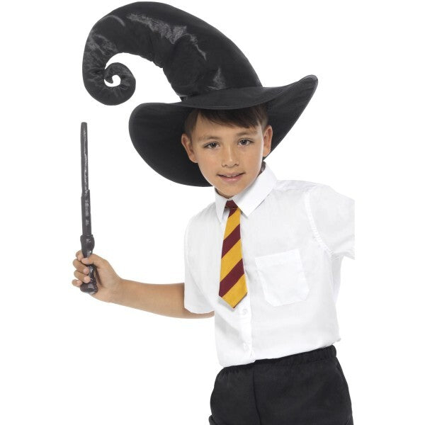 Smiffys black wizard costume kit 34cm, imported from the UK