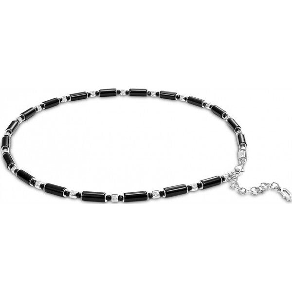 Police black men's silo necklace, imported from the UK