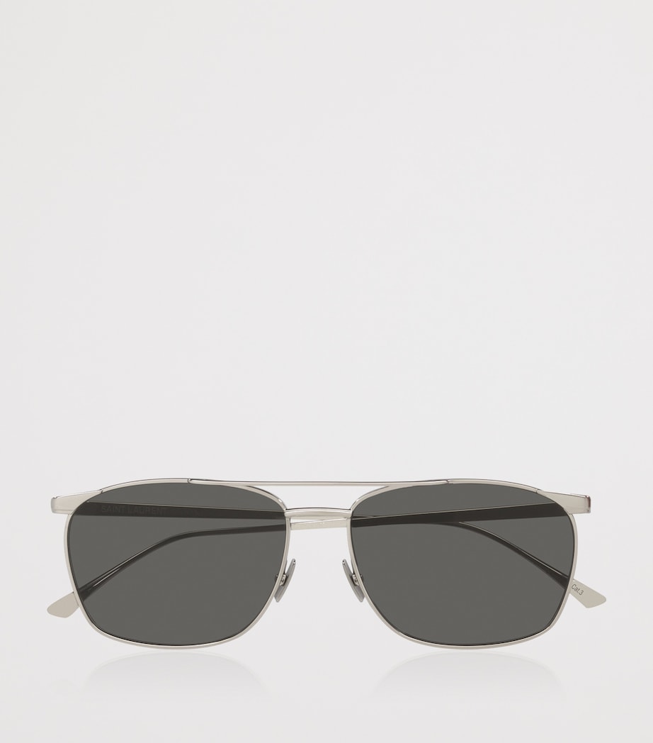 Saint Laurent metal pilot sunglasses, UK version