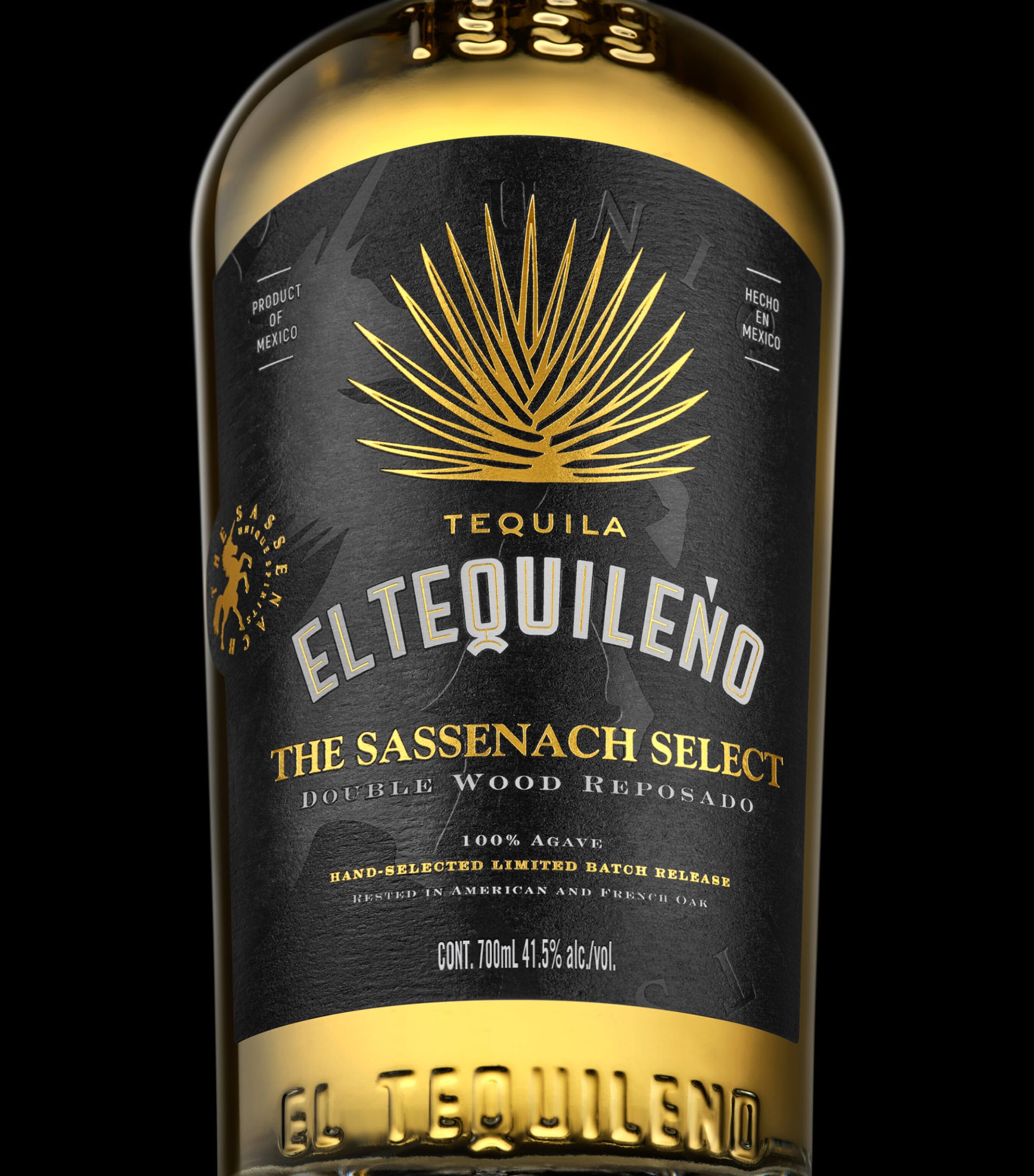 El Tequileño The Sassenach Select Double Reposado Tequila 70cl - British product