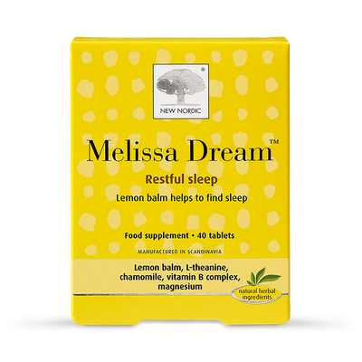 Holland & Barrett New Nordic Melissa Dream Herbal Sleep Support 40 Tablets- Buy online at McGrocer