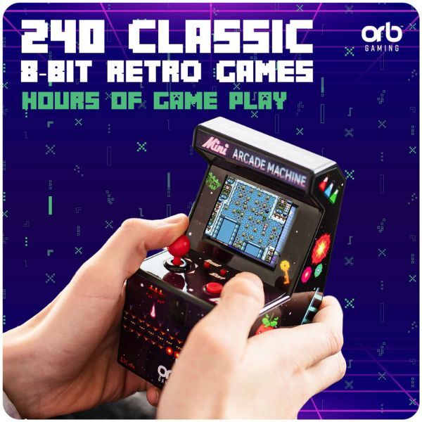 Thumbs Up Orb Retro mini arcade machine 240 games - British product