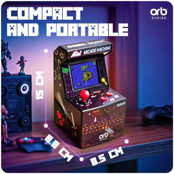 Thumbs Up Orb Retro mini arcade machine 240 games - British product