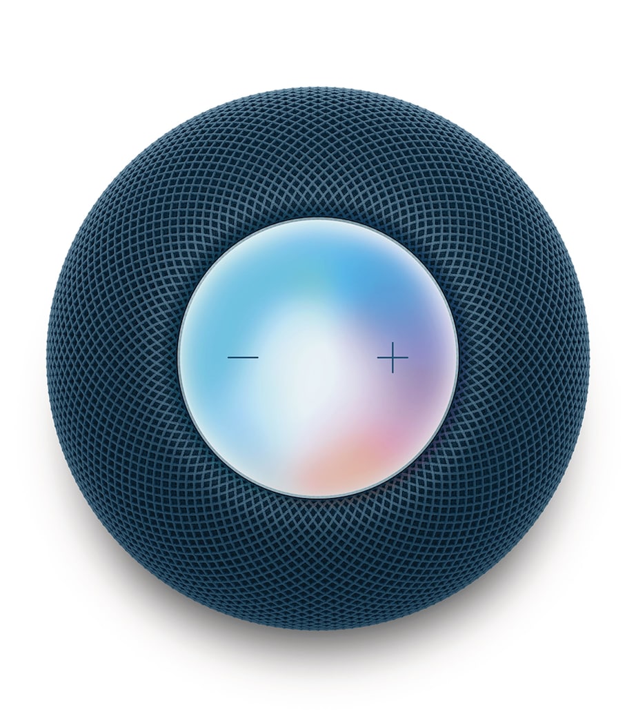 Apple HomePod Mini blauer intelligenter Lautsprecher - Britisches Produkt