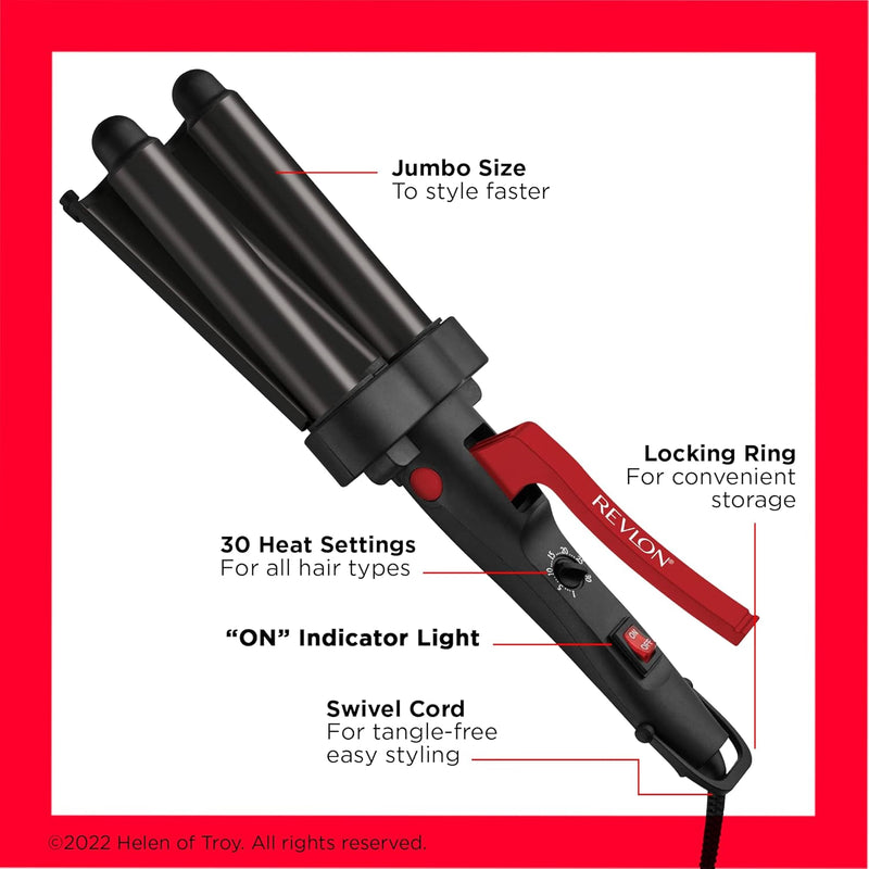 Revlon Wave Master Jumbo Waver black hair styler, UK version