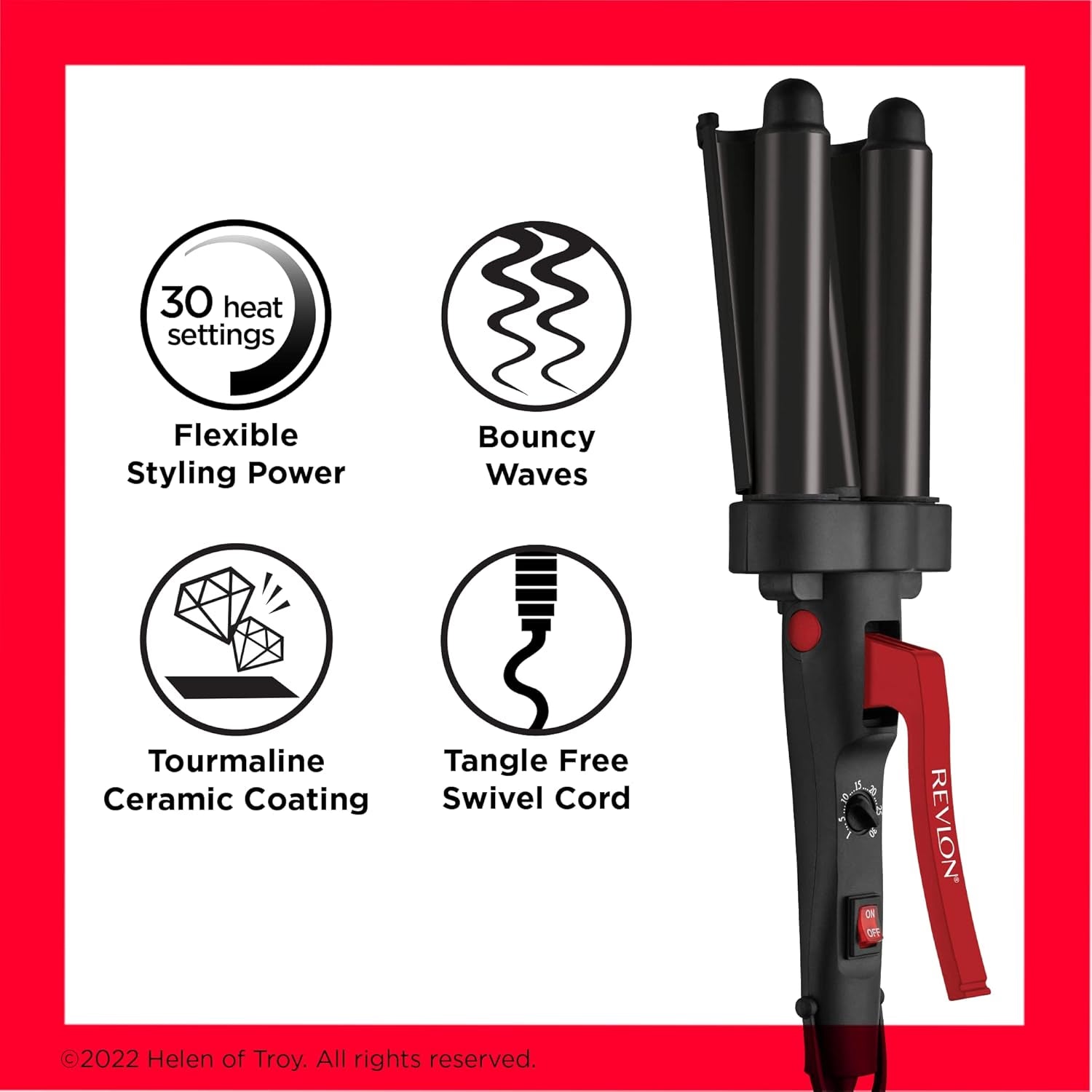 Revlon Wave Master Jumbo Waver black hair styler, UK version