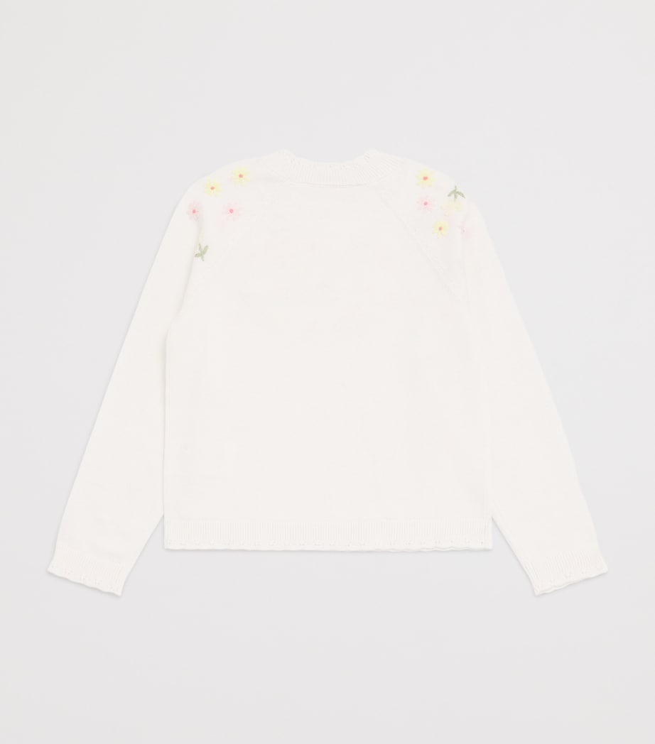Tartine et Chocolat cotton floral embroidered sweater for ages 2-12 years (British brand)
