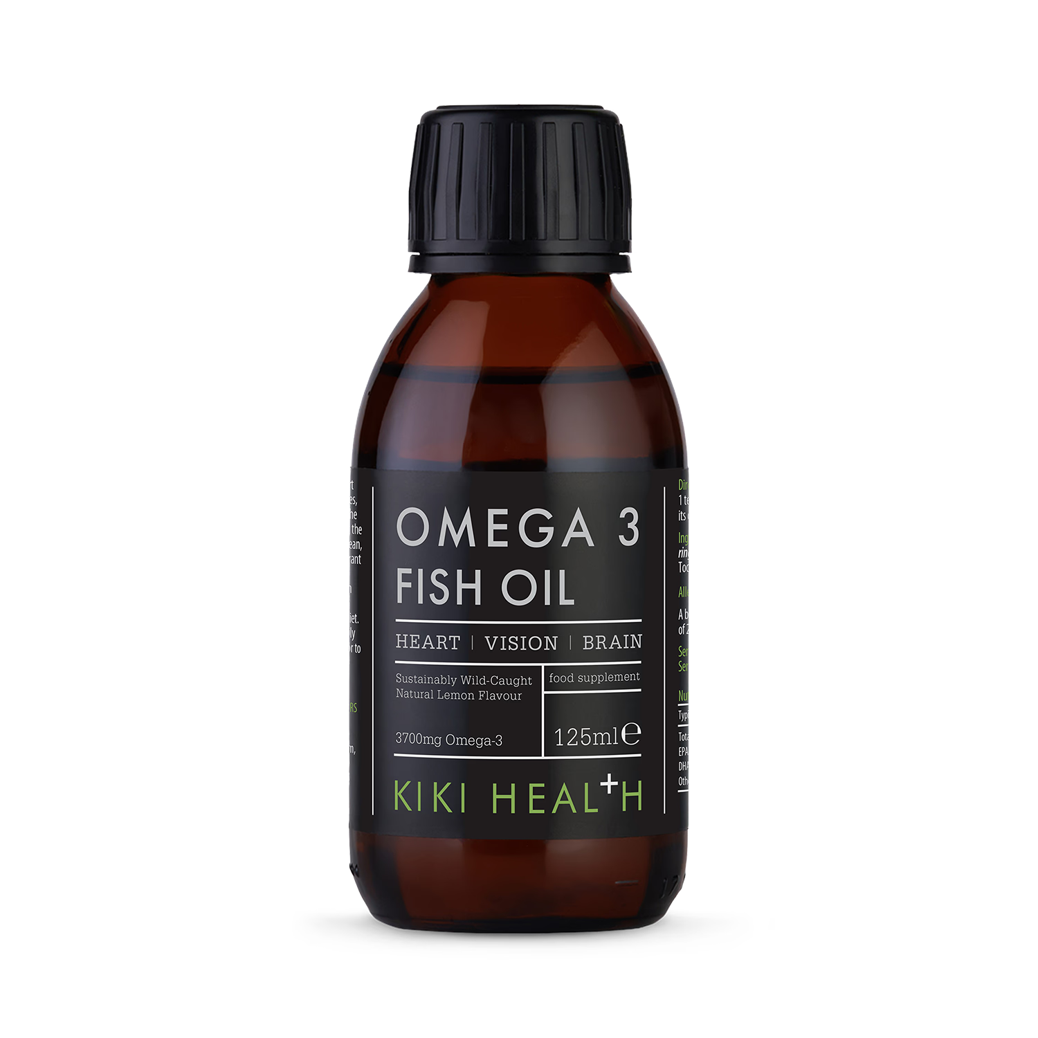 KIKI Health Omega-3 fish oil liquid 125ml, UK version