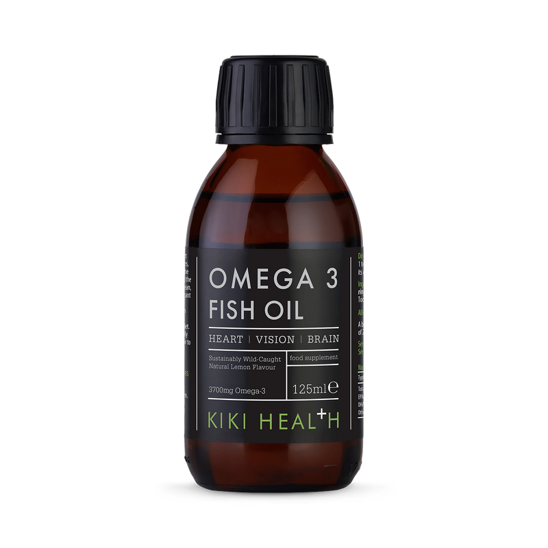 KIKI Health Omega-3 fish oil liquid 125ml, UK version