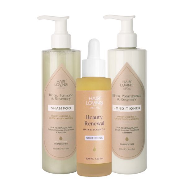 Hair Loving Ultimate Trio shampoo conditioner and hair oil - British product