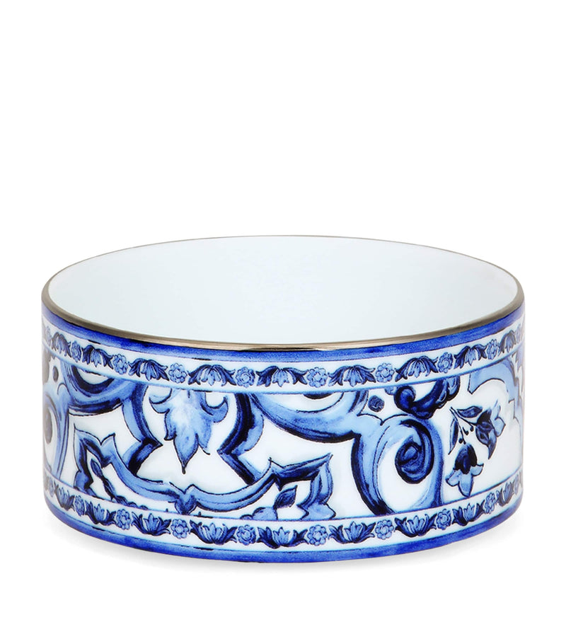 Dolce&Gabbana Casa porcelain Blu Mediterraneo trinket box - British product