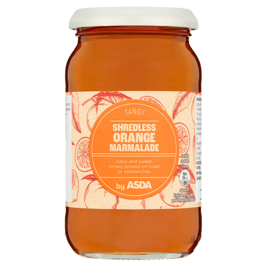 ASDA Tangy Shredless Orange Marmalade 454g