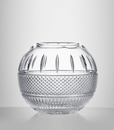 Harrods Irish Lace Rose Bowl with Hand-Cut Crystal Design 20cm- Buy online at McGrocer