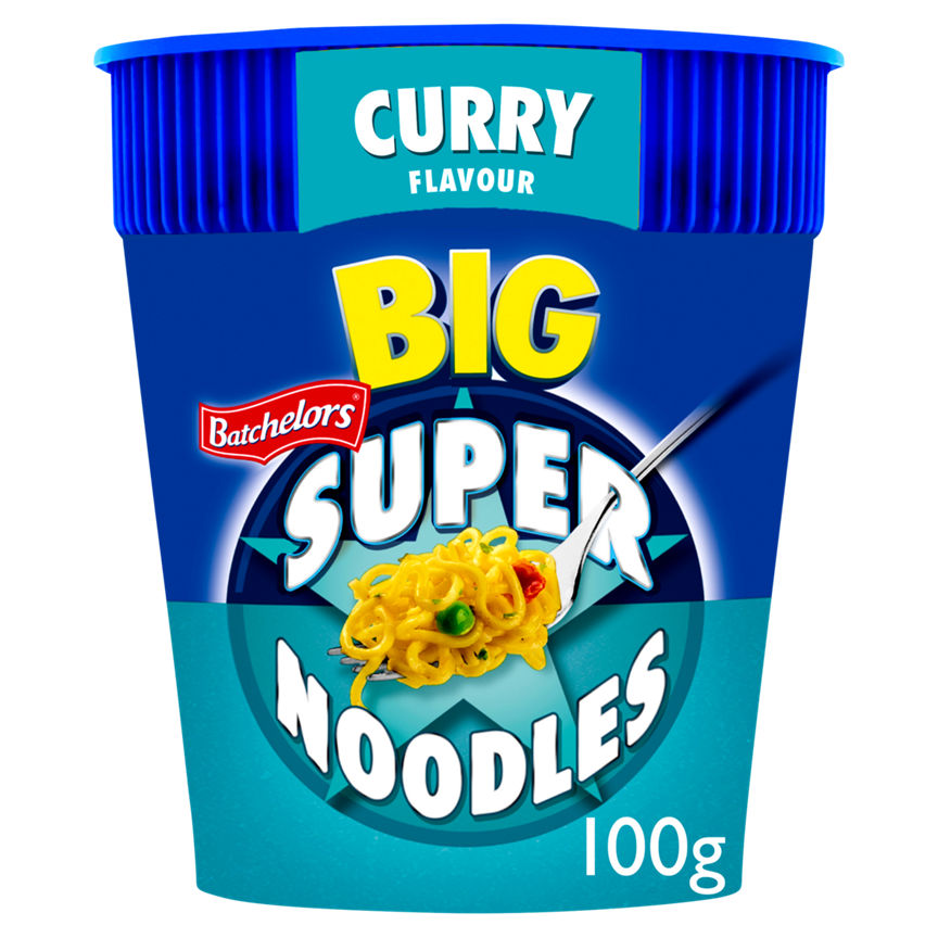 Batchelors Big Super Noodles Curry Flavour Instant Noodle Pot GOODS ASDA   