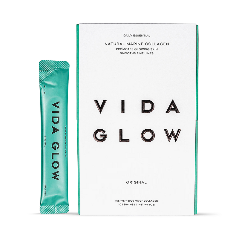 Vida Glow original marine collagen supplement 30 sachets - British product