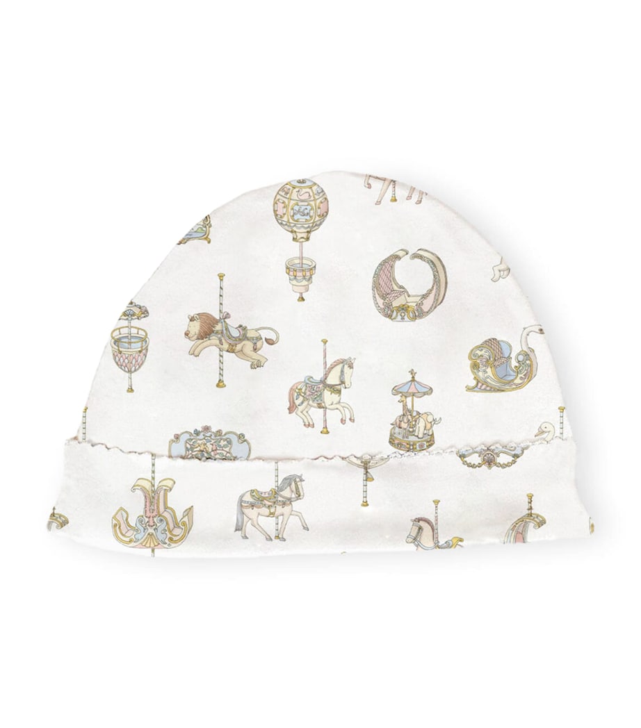 Atelier Choux carousel print hat 3 months, UK version