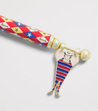 Harrods Strong Man Pen novelty metal pen with dumbbell top, UK version