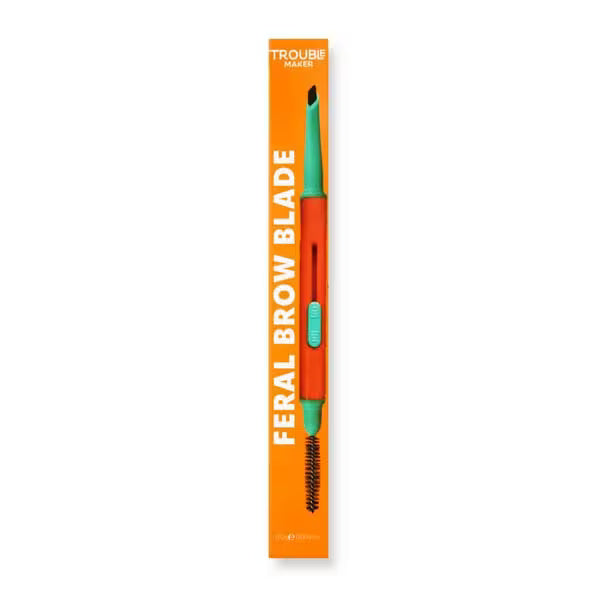 Trouble Maker Feral Brow Blade Pen Dark Brown (British brand)