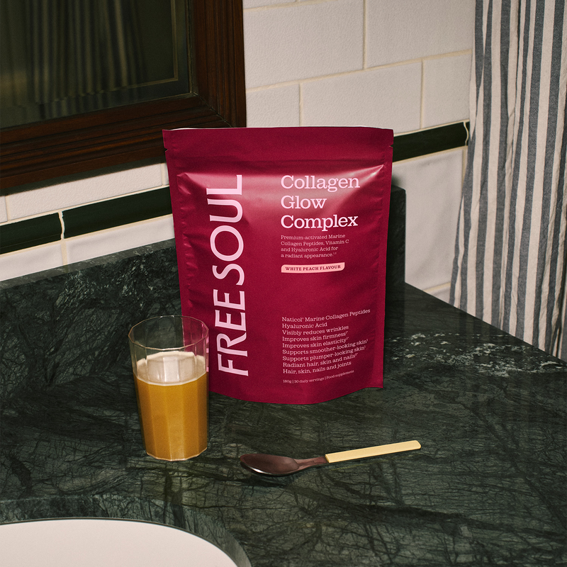 Free Soul collagen supplement White Peach 180g (British brand)