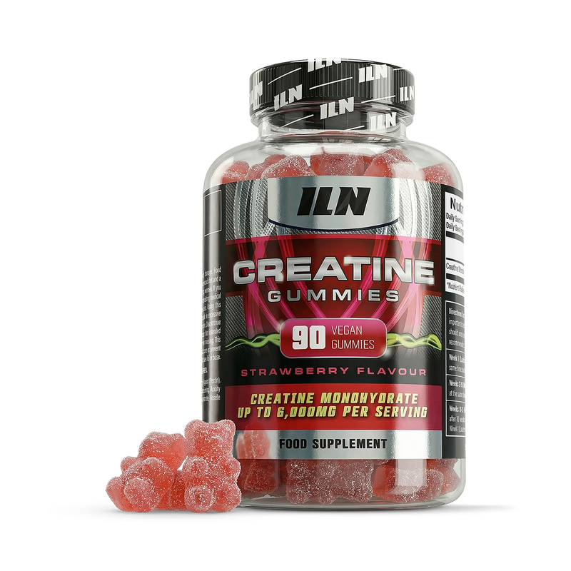 Iron Labs creatine gummies strawberry flavour 90 count (British brand)