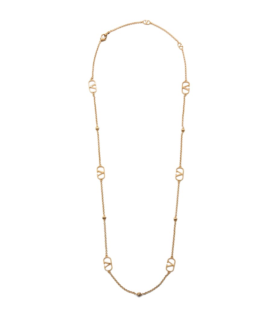 Valentino Garavani VLogo Signature necklace gold-tone (British brand)