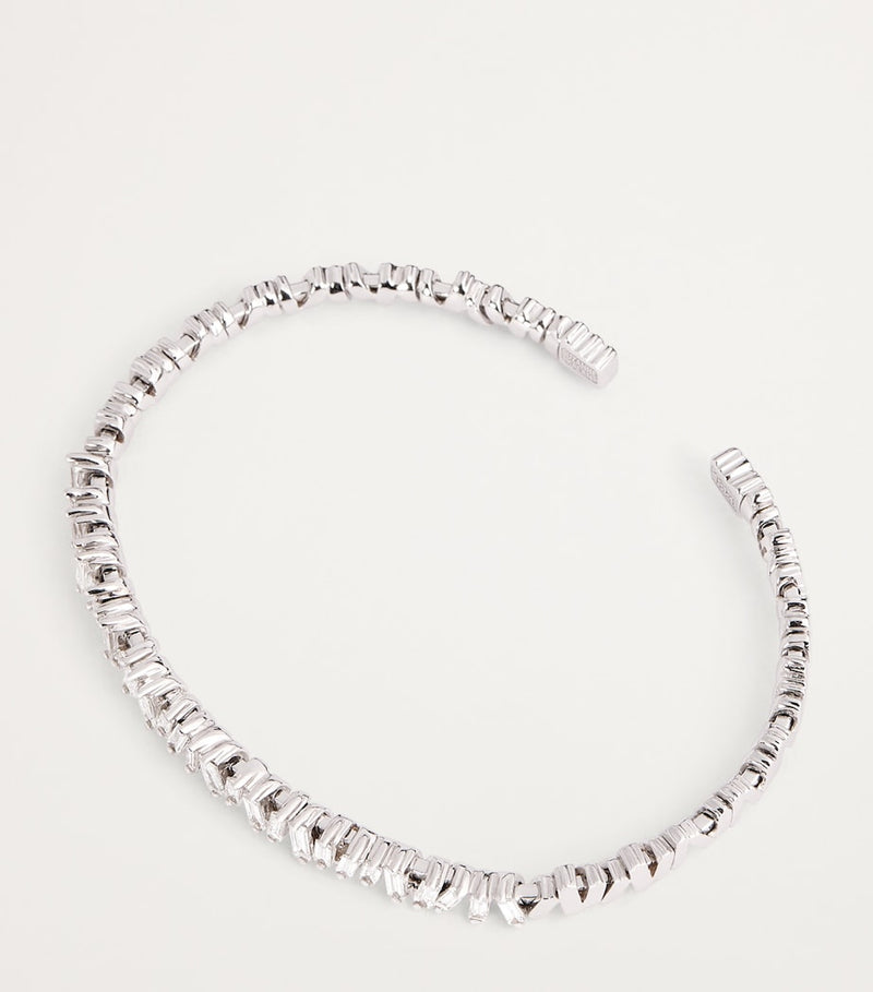 Suzanne Kalan white gold diamond bangle (British brand)