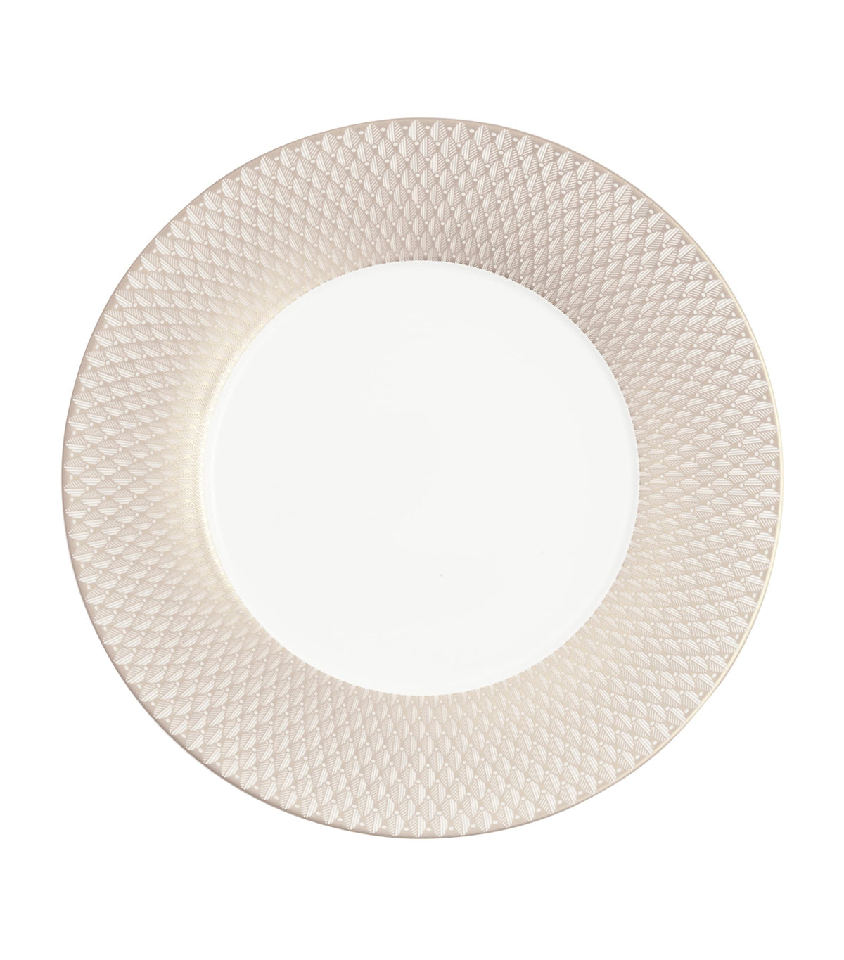 Christofle Malmaison Platinum Impériale porcelain underplate 31cm - British product