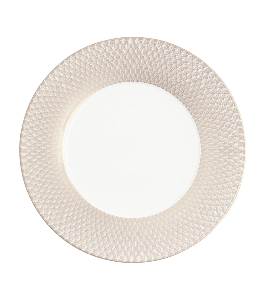 Christofle Malmaison Platinum Impériale porcelain underplate 31cm - British product