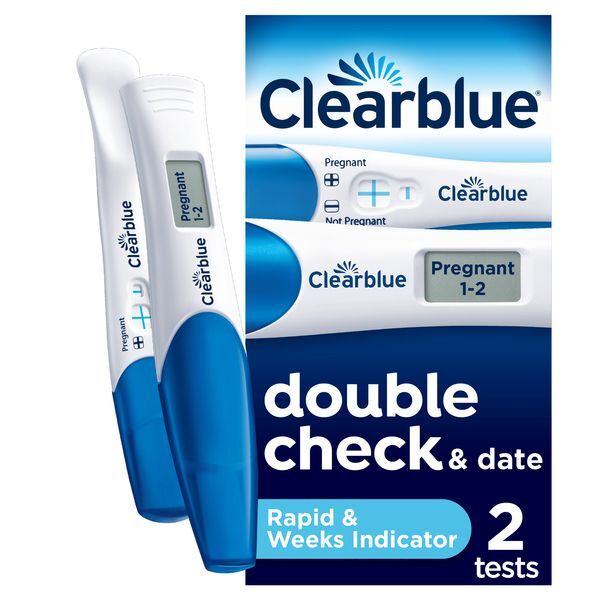 Clearblue Double Check & Date Combo Pregnancy Tests -2 Tests GOODS Superdrug   